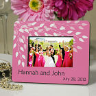 Personalized Leaves Of Love Mini Frame Wedding Favor